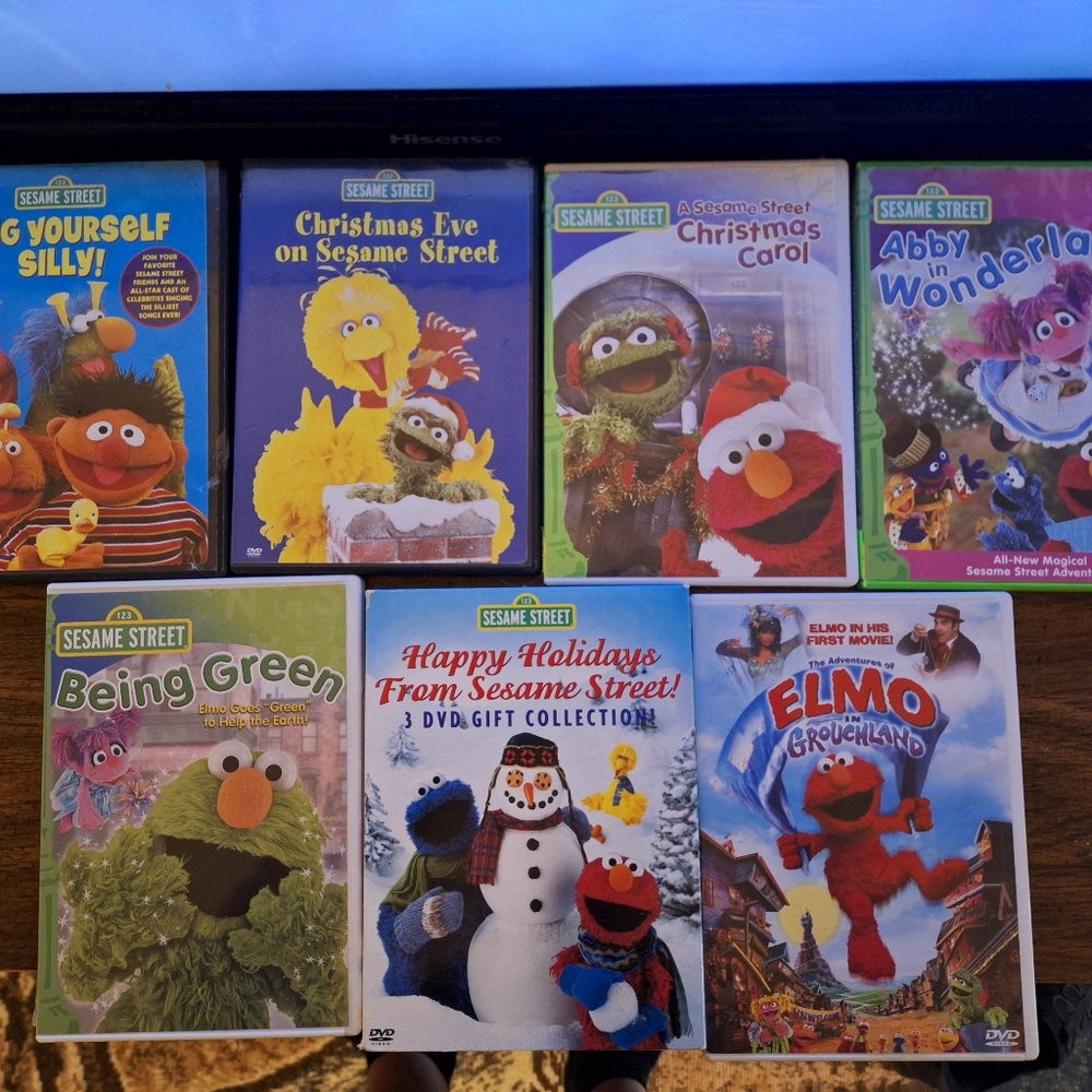 Sesame Street Lot of 7 DVDs